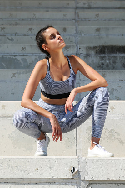 URBAN STORIES LEGGINGS 100 % recyceltes Material Ambiletics Nachhaltige Yoga- und Sportbekleidung