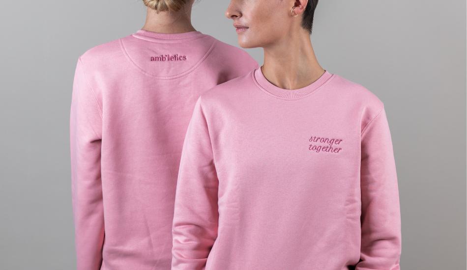 AMBILETICS SWEATER STRONGER TOGETHER | pink